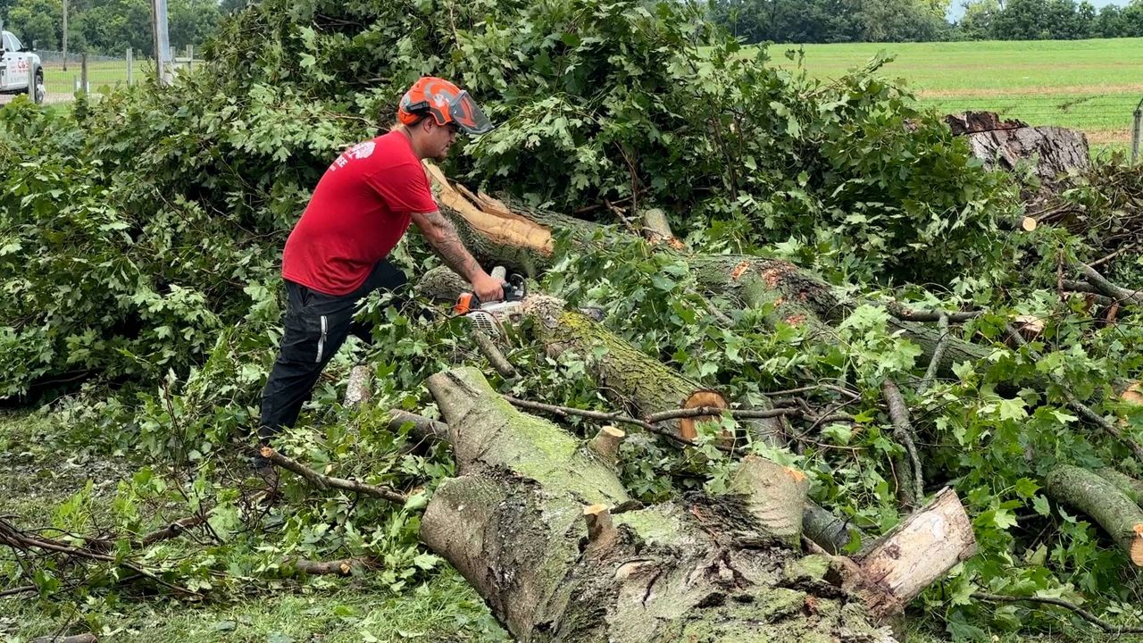 Champaign County cleanup continues after back-to-back severe storms
