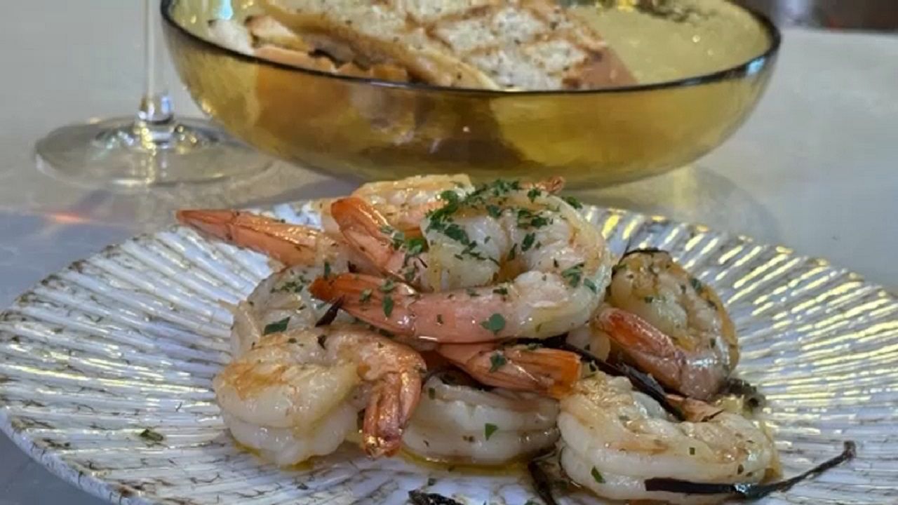 The following recipe is reminiscent of sitting in a café in Barcelona, eating a signature dish off the tapas menu — gambas al ajillo. (Spectrum News)