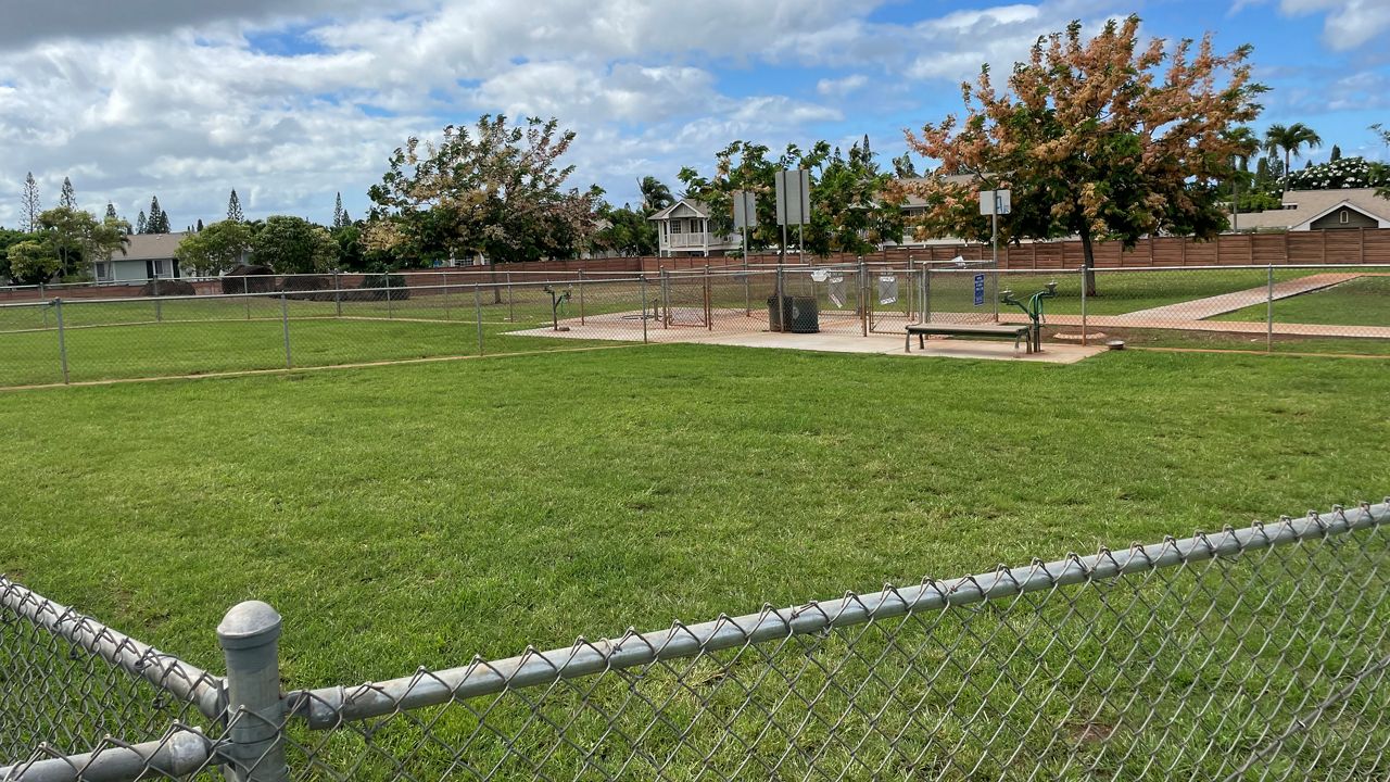 The Patsy T. Mink Central Oahu Regional Park's dog park after it was repaired. (Photo courtesy of the Honolulu Department of Parks and Recreation)