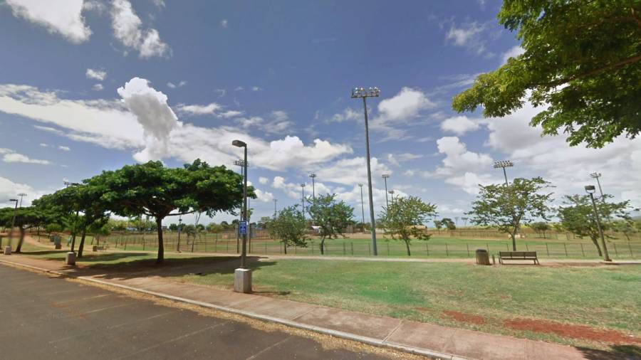 Two of the 12 ball fields at the Patsy T. Mink Central Oahu Regional Park will be closed for summer field maintenance starting in June. (Google Street View)