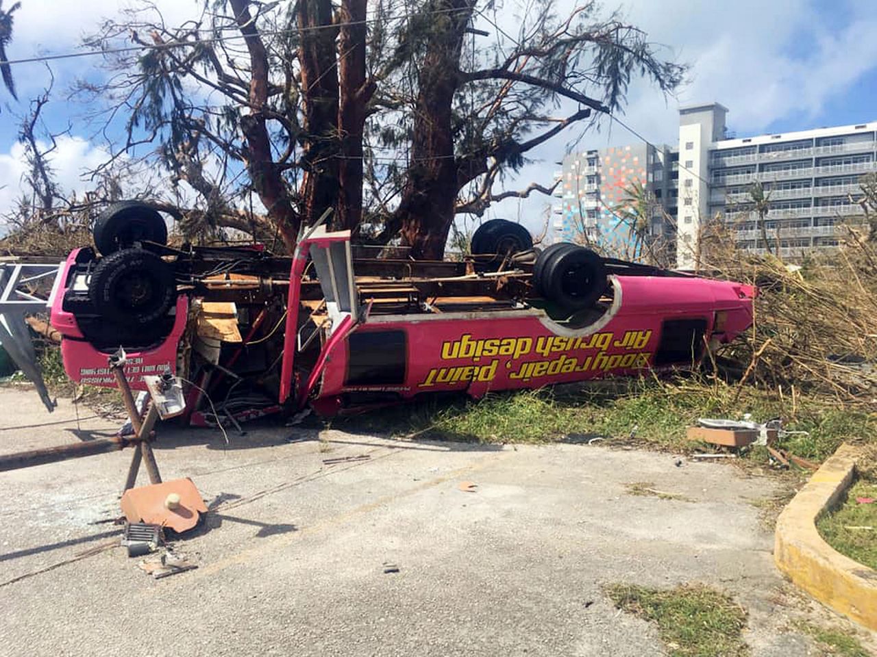 Resilient islanders brace for long recovery after typhoon