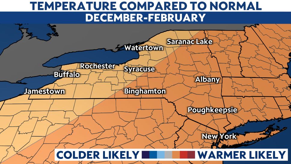 The 20242025 upstate New York winter weather outlook