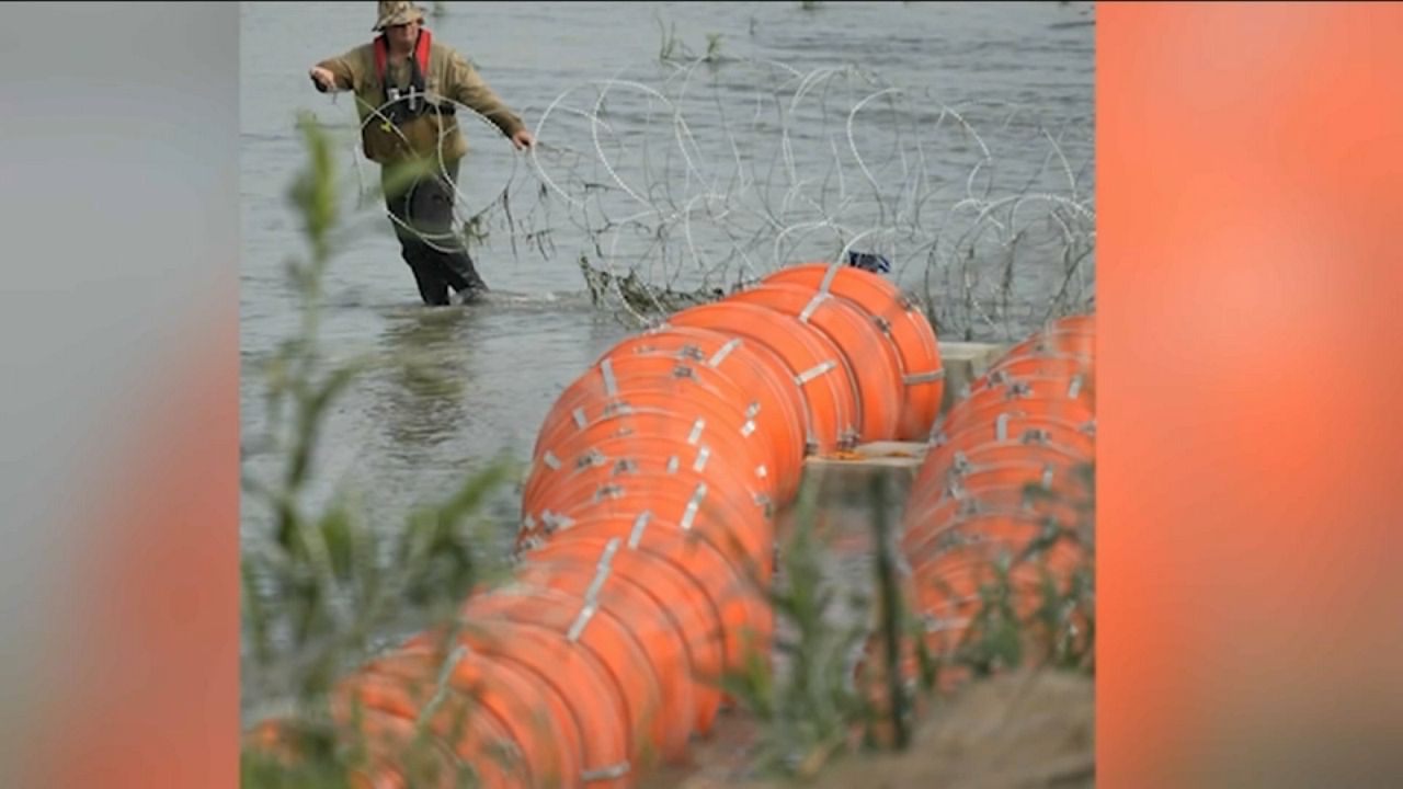 Biden administration sues State of Texas over border buoys