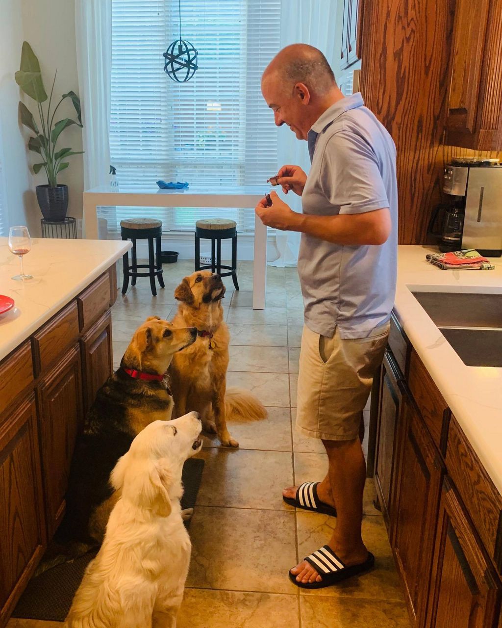 Rep. Chris Turner with his dogs (photo credit: Rep. Chris Turner)