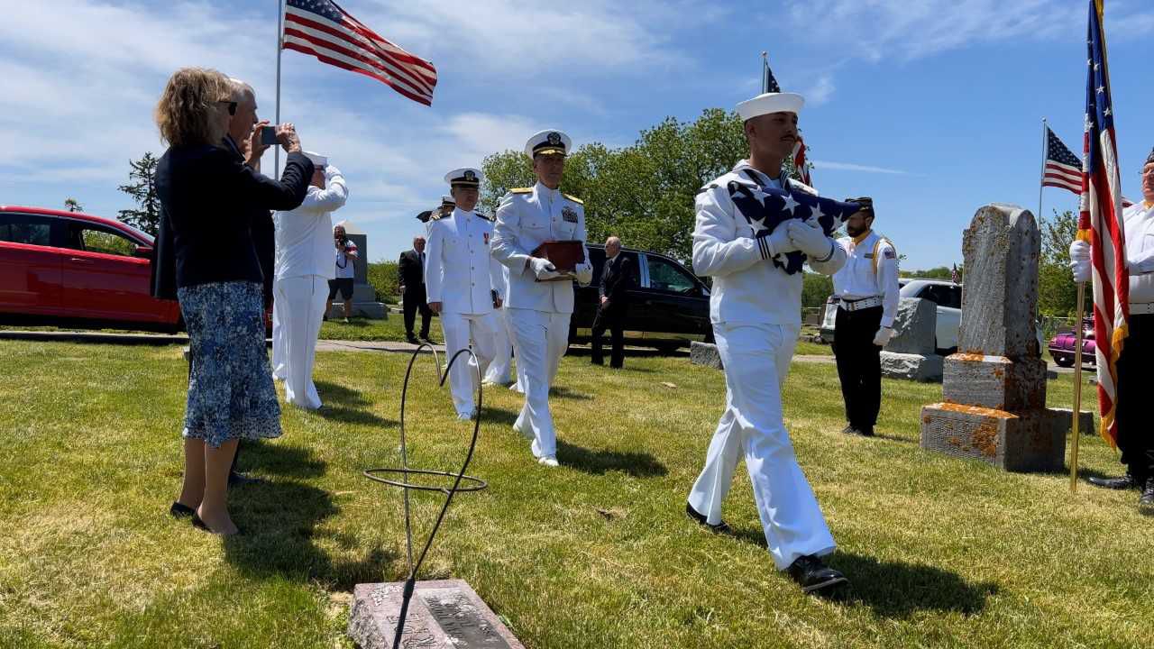 World War II veterans remains returned home