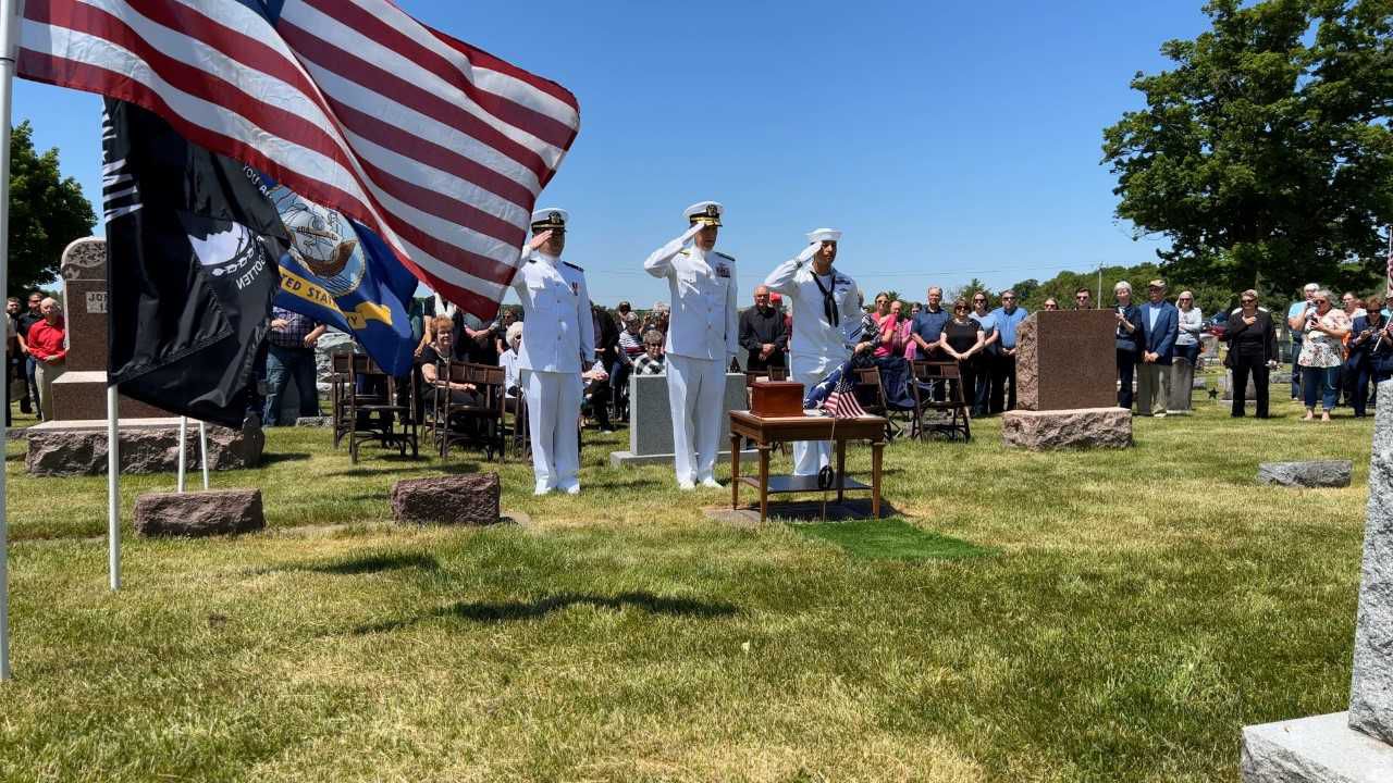 World War II veterans remains returned home