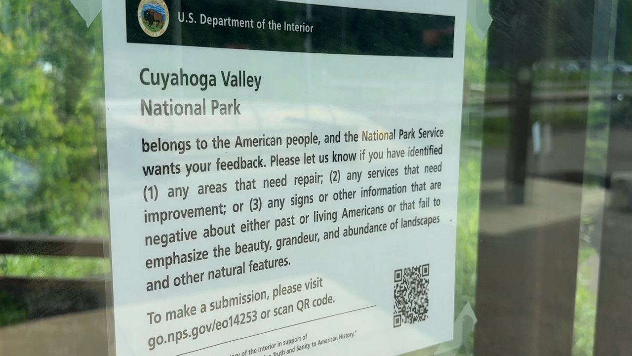 Notices at Cuyahoga Valley National Park are alarming to some national park advocates.