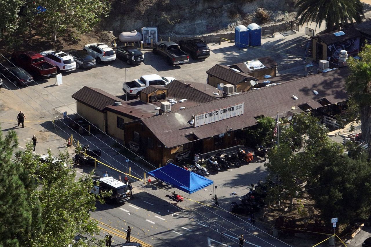 Gunfire at a California biker bar kills 4 people, including the shooter ...