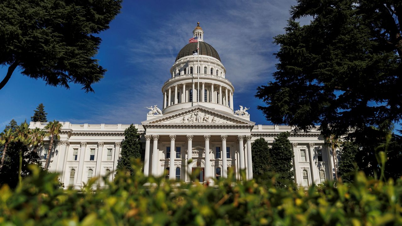 The California State Capitol on Aug. 5, 2024, in Sacramento, Calif. (AP Photo/Juliana Yamada)