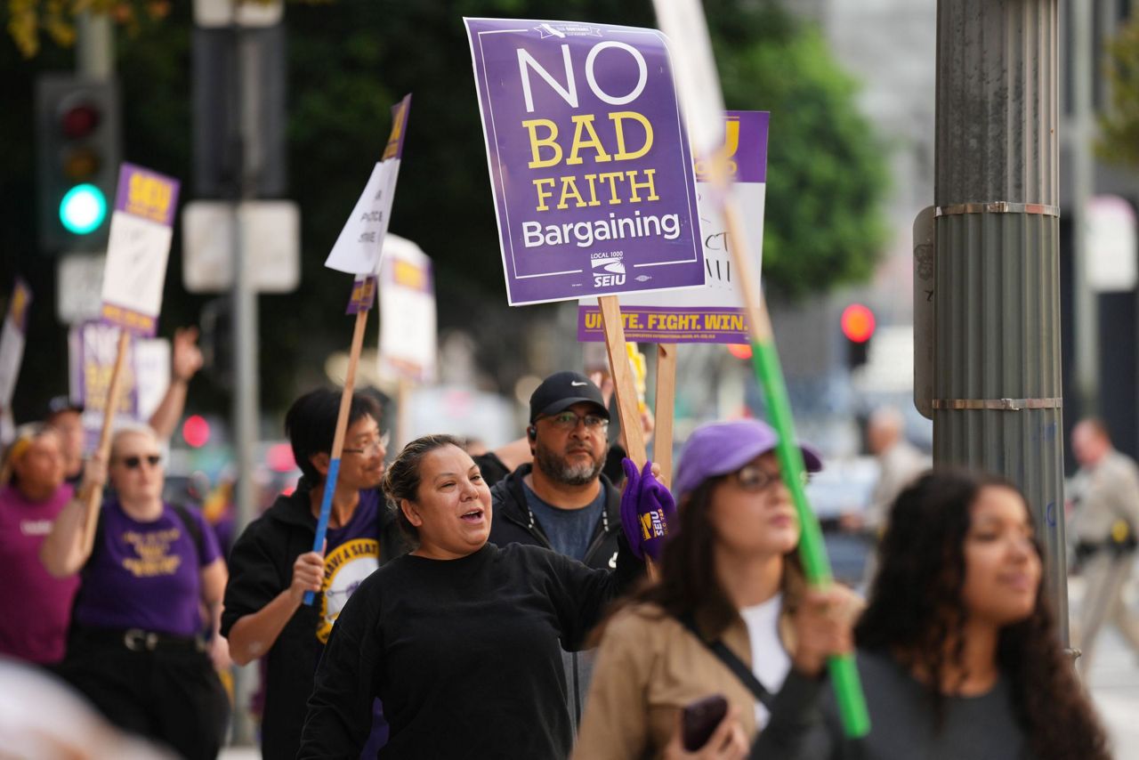 California state workers begin 1-day strike over return-to-office ...