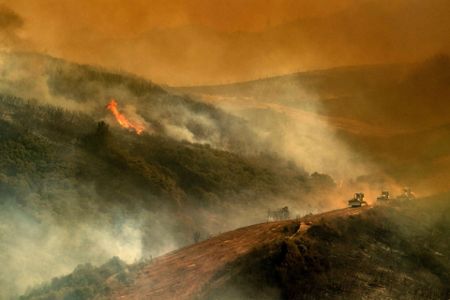 Closest Thing To War Bulldozer Drivers Face Fire Dangers