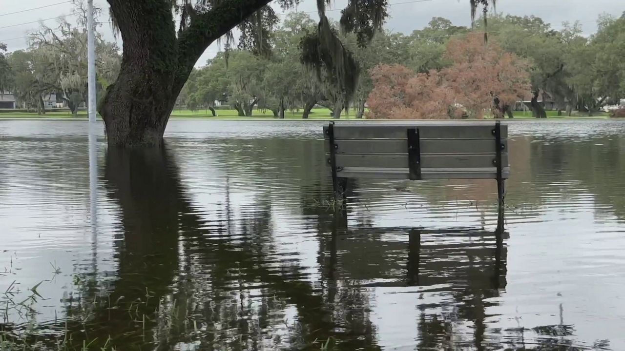 In Zephyrhills, residents have seen a significant amount of rainfall this week — rainfall that has turned into flooding. (Spectrum Bay News 9)