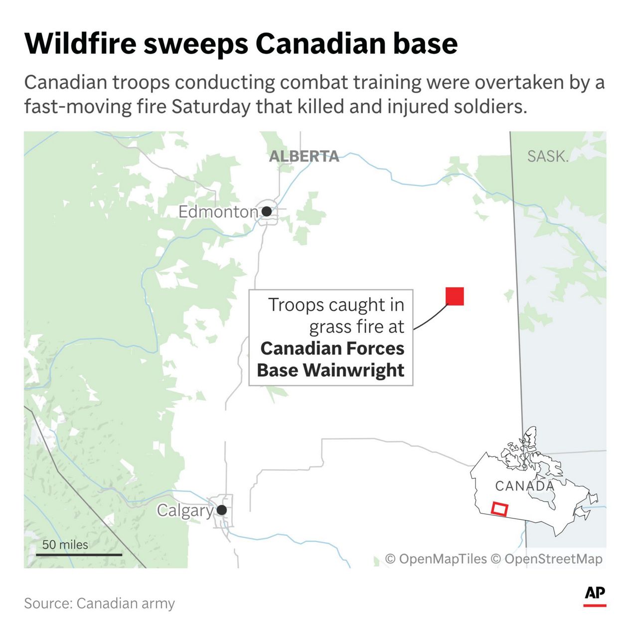 Canada deploys 50 investigators to probe military base fire that killed ...