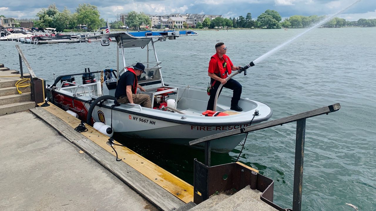 Canandaigua Fire Department launches first fire rescue boat