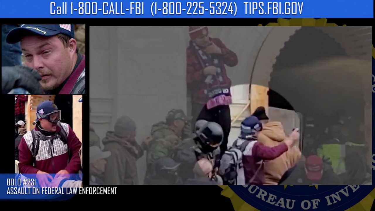 Capitol riot suspects still sought by the FBI a year later