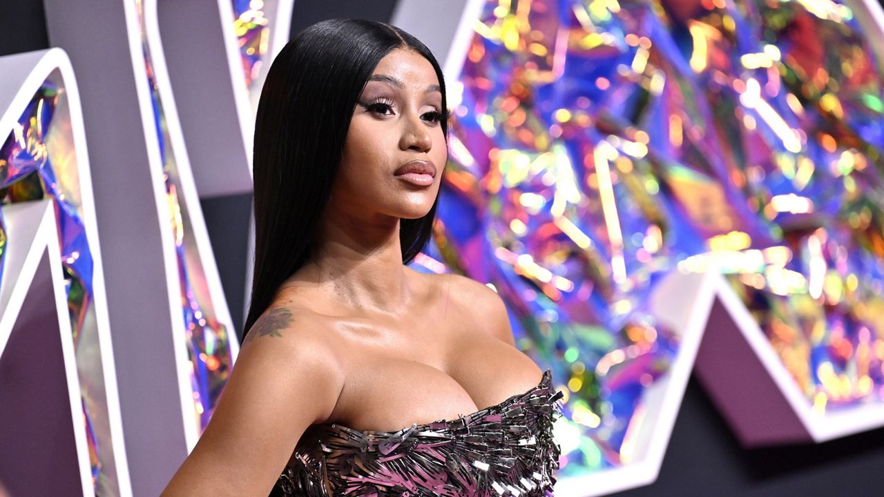 Cardi B arrives at the MTV Video Music Awards, Sept. 12, 2023, at the Prudential Center in Newark, N.J. (Photo by Evan Agostini/Invision/AP, File)