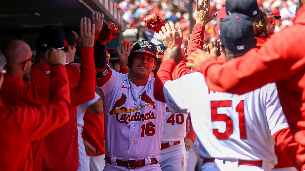 Gorman hits 2 homers in St. Louis' 94 win over Toronto