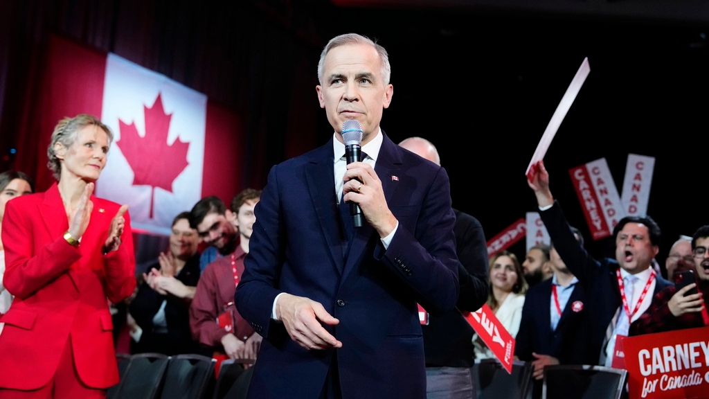 New Canadian Prime Minister Mark Carney. (Justin Tang/The Canadian Press vía AP)