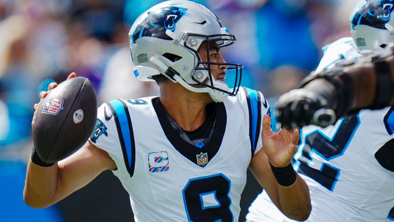 Reich: Panthers QB Bryce Young on track to play Sunday vs Vikings