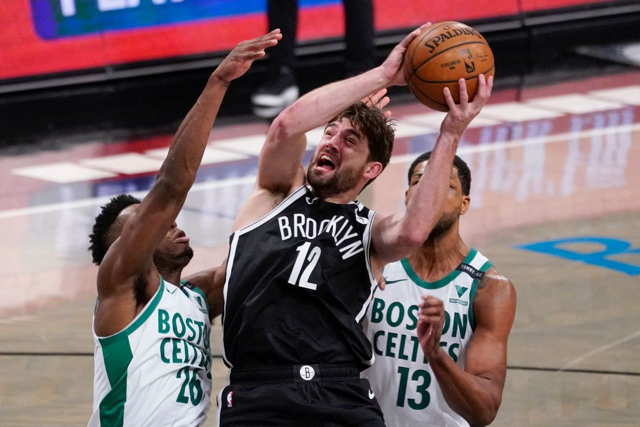 Nets back atop East after beating Celtics 109104