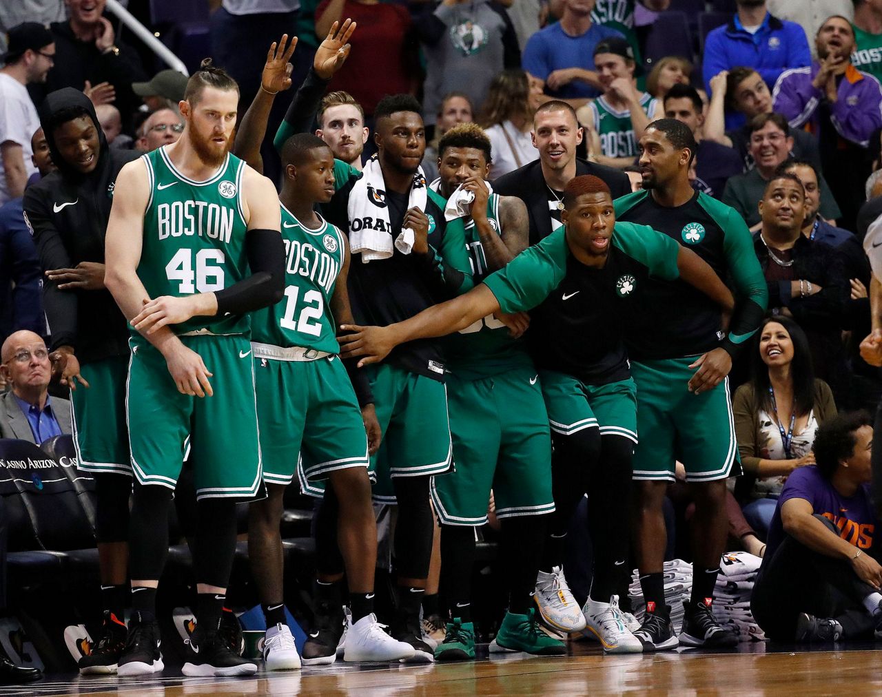 Irving, Celtics rally from 22 down to top Suns 116-109 in OT