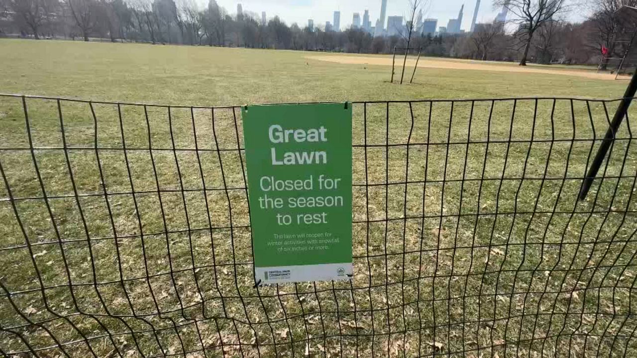 Central Park's Great Lawn closed due to extensive damage