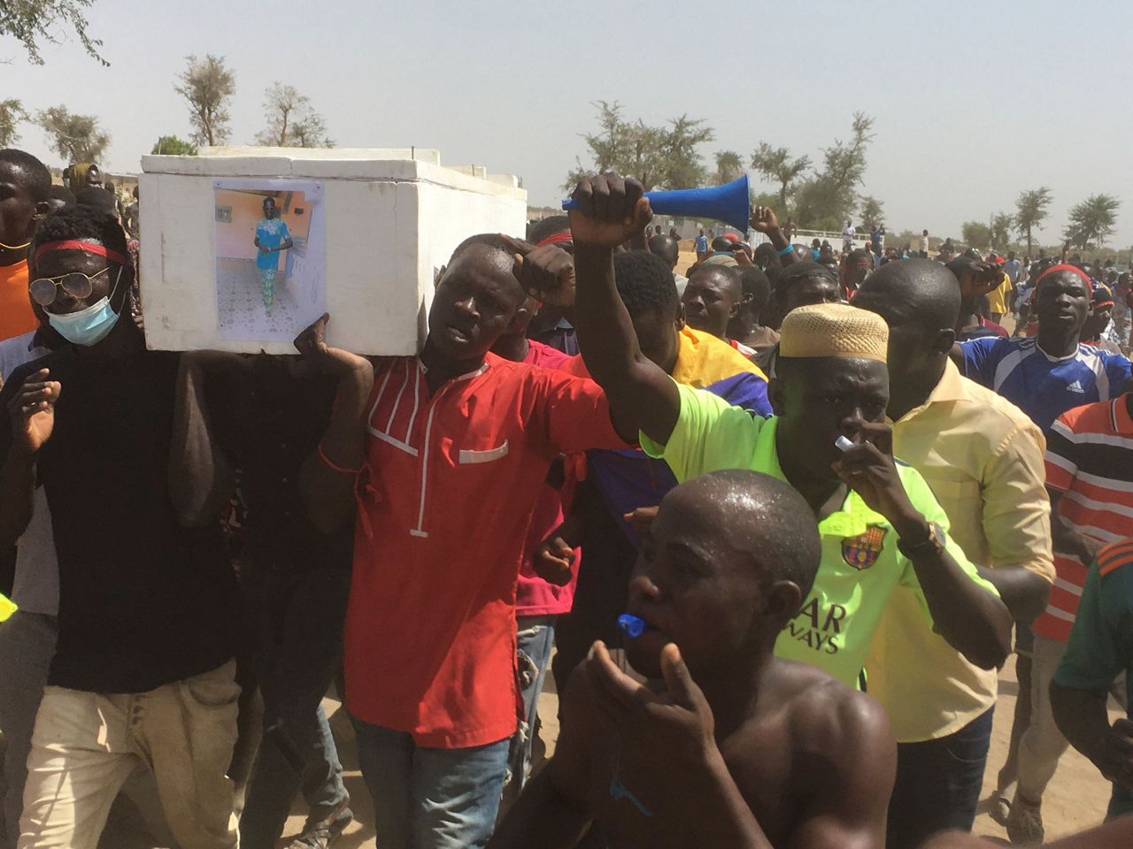 Mourners hold protester funerals in Chad's tense capital