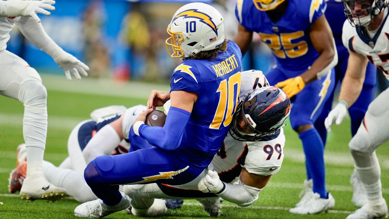 Justin Herbert injured as Broncos cruise past Chargers 247