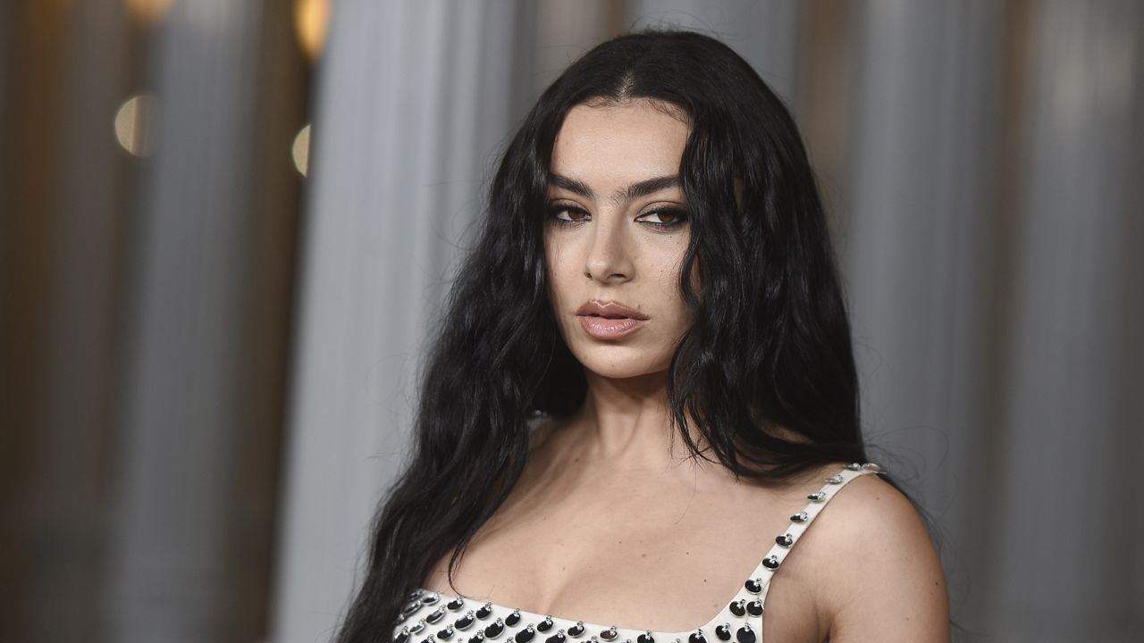 Charli XCX arrives at the LACMA Art+Film Gala on Saturday, Nov. 2, 2024, at the Los Angeles County Museum of Art in Los Angeles. (Photo by Richard Shotwell/Invision/AP)