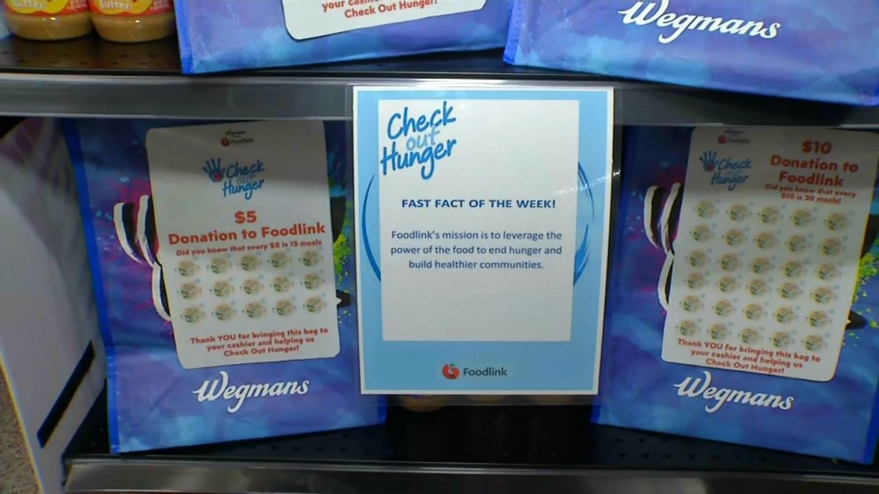 Wegmans and Foodlink team up with Check Out Hunger campaign
