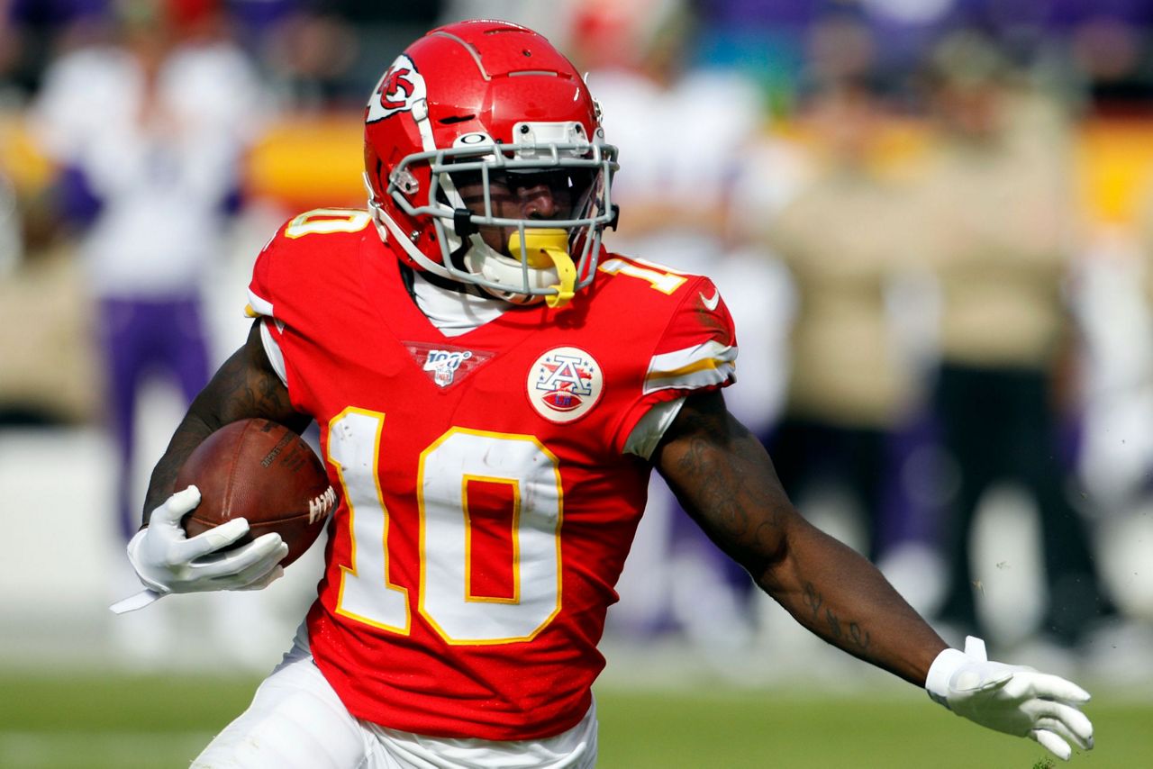 Chiefs’ Tyreek Hill weathering roller coaster season