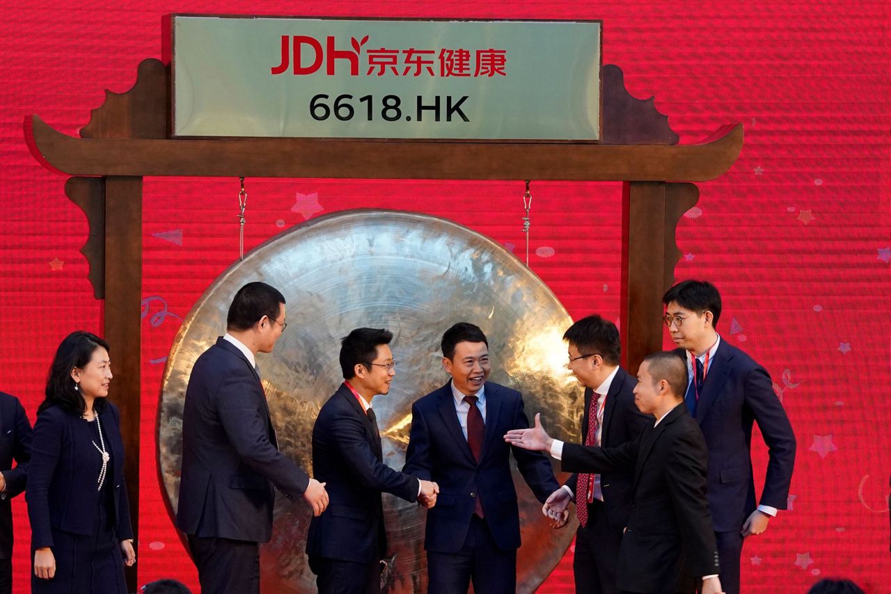 Shares in online platform JD Health up 40% in trading debut