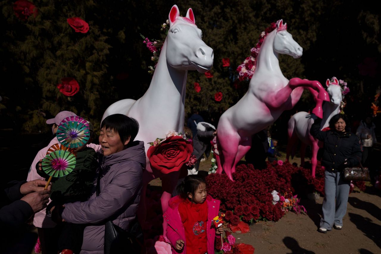Lunar New Year prayers and festivities usher in the Year of the Horse