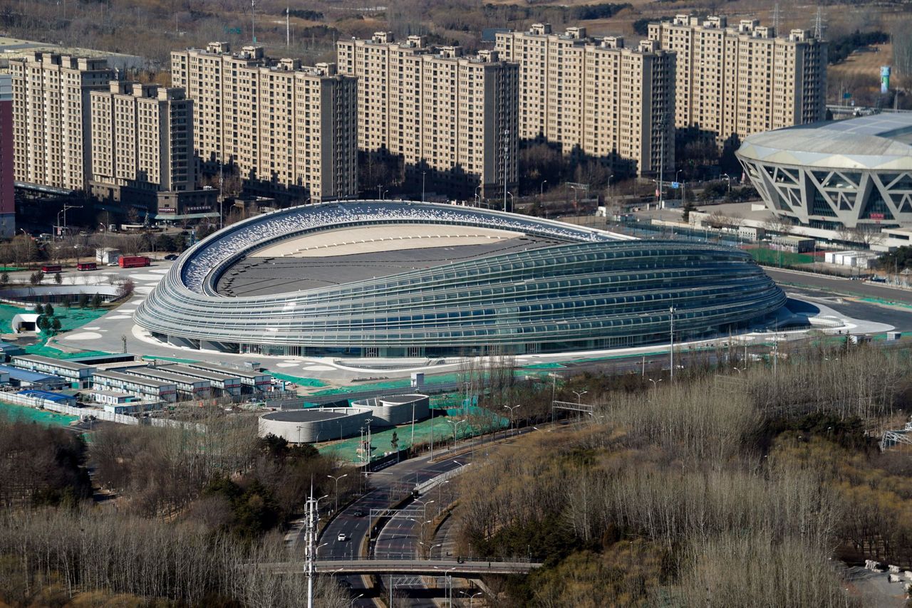 National Speed Skating Oval Beijing. Олимпийские объекты в Пекине 2022. Олимпийский городок Пекин. Олимпийские сооружения Пекин 2022.