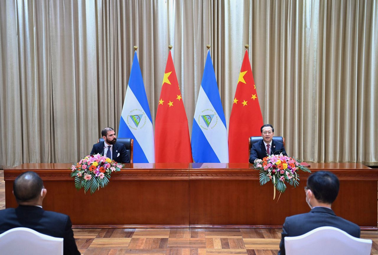 Taiwan loses diplomatic ally Nicaragua to China