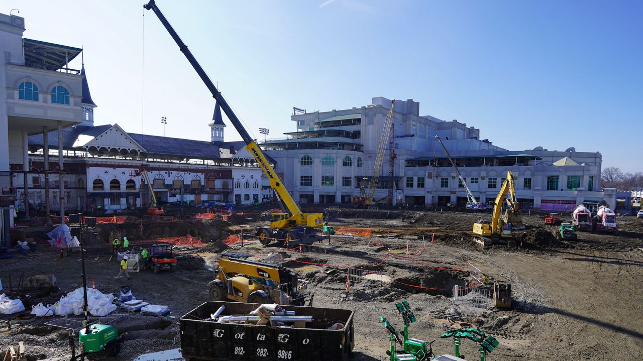 Expect Major Changes At Churchill Downs For Derby 149   Churchill Construction Paddock Ky 0124