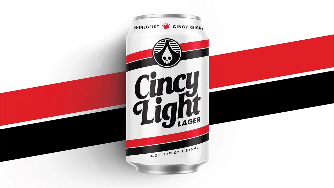 Cans of Cincy Light will be available before the UC football season, but the brewery is looking to speed up the release of the draft version because of demand. (Photo courtesy of Rhinegeist)