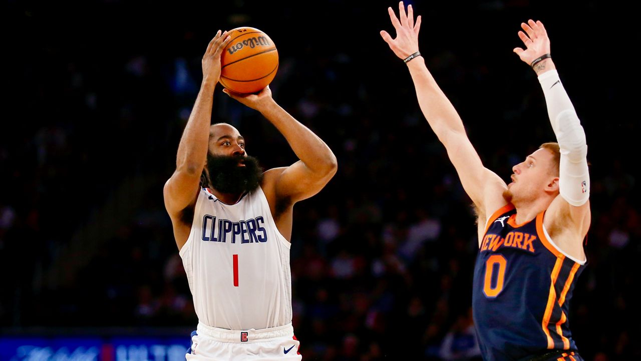 Knicks win 111 97 in Harden s Clippers debut