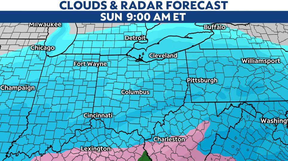Brutal cold begins with winter storm on the way to Ohio