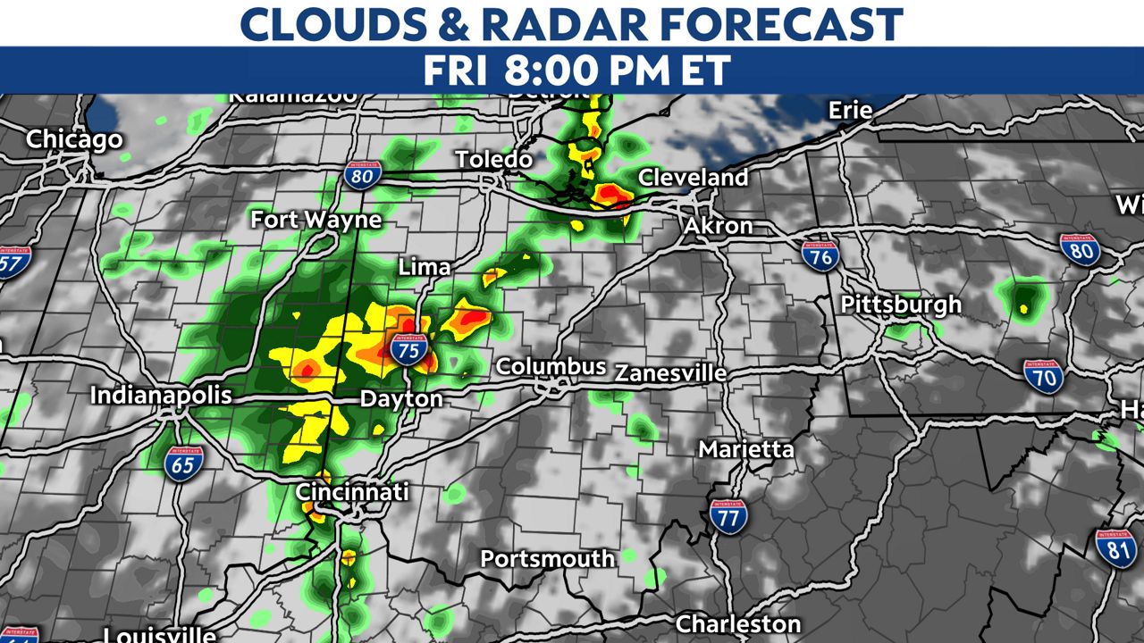 Rain and storms may impact Friday night outdoor plans