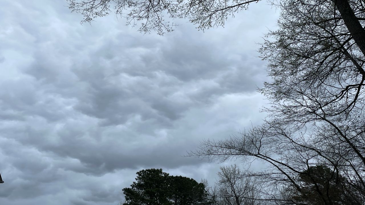Severe storms track across North Carolina Monday