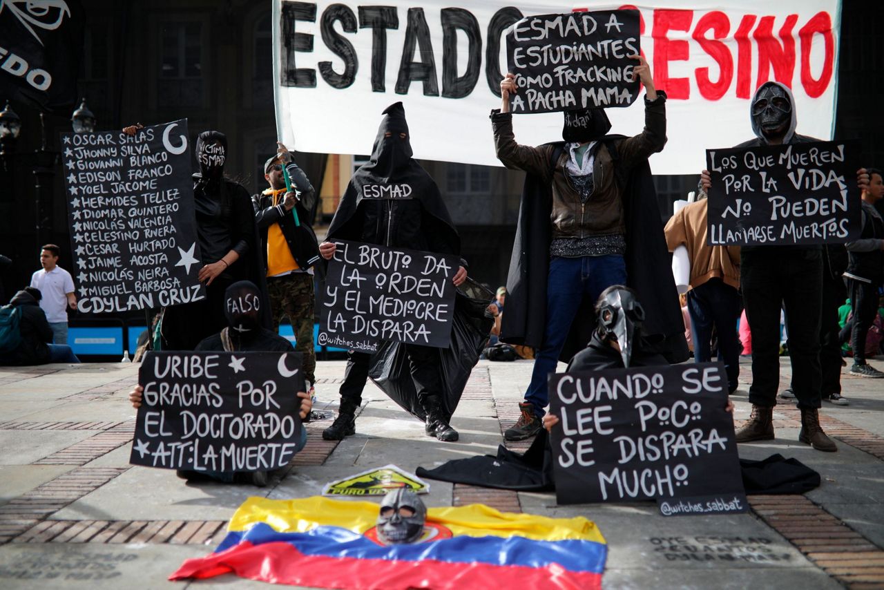 Myriad frustrations draw Colombians back onto streets