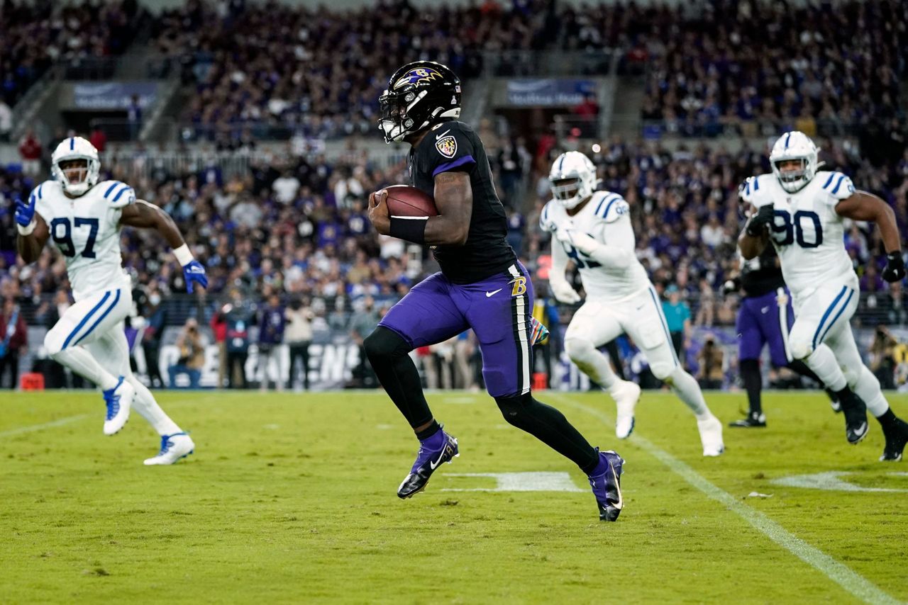 Jackson leads Ravens back to 31-25 OT win over Colts