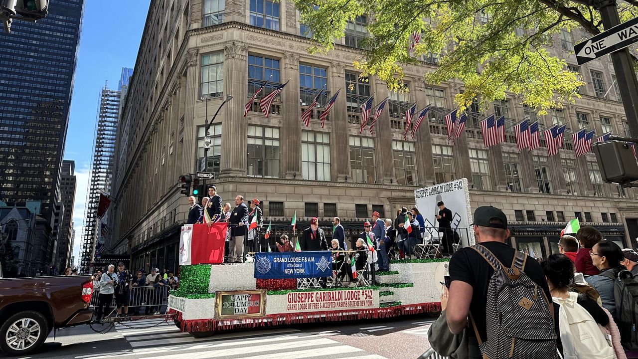 Columbus Day Parade in Manhattan celebrates Italian heritage