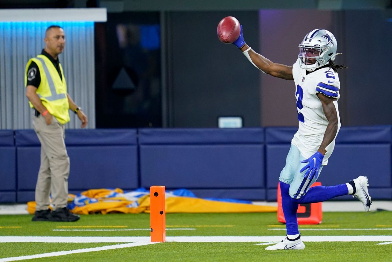 Michael Bandy of the Los Angeles Chargers looks on in the fourth