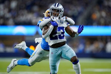 Dallas Cowboys wide receiver KaVontae Turpin (9) is seen during an NFL  football game against the