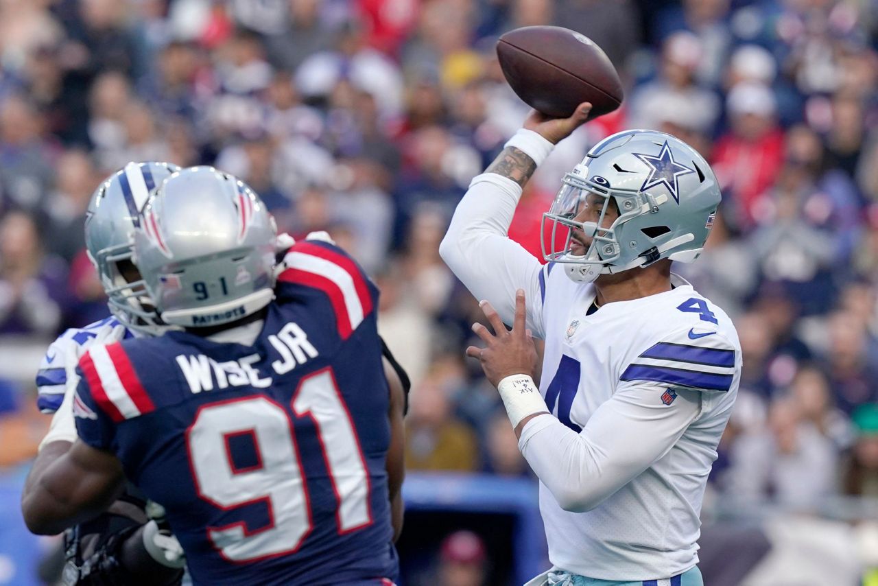 Cowboys' Dak Prescott out for 'Sunday Night Football' vs. Vikings with calf  injury, Cooper Rush to start 