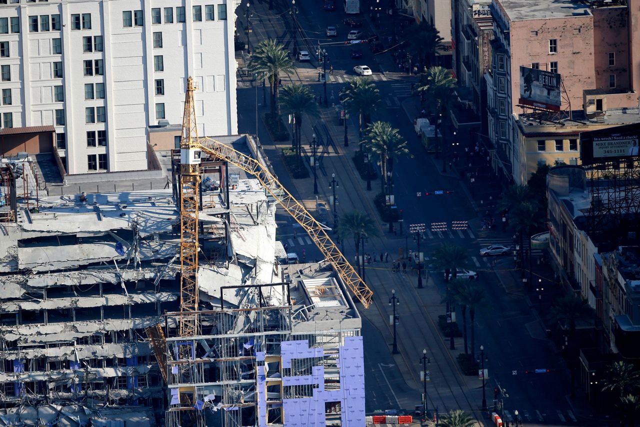 After delays, New Orleans preps for demolition of cranes