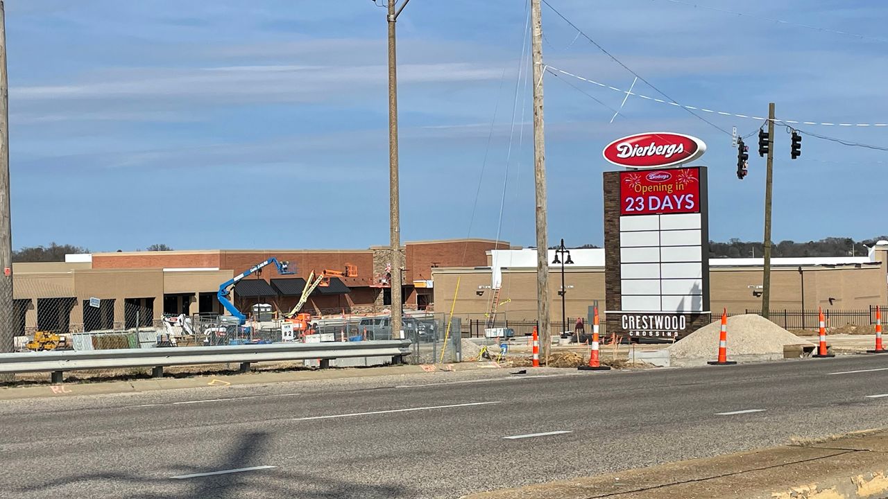 The Dierbergs in Crestwood is about a month away from being complete. It is part of the Crestwood Crossing development that will include 81 single-family style homes. (Spectrum News/Elizabeth Barmeier)