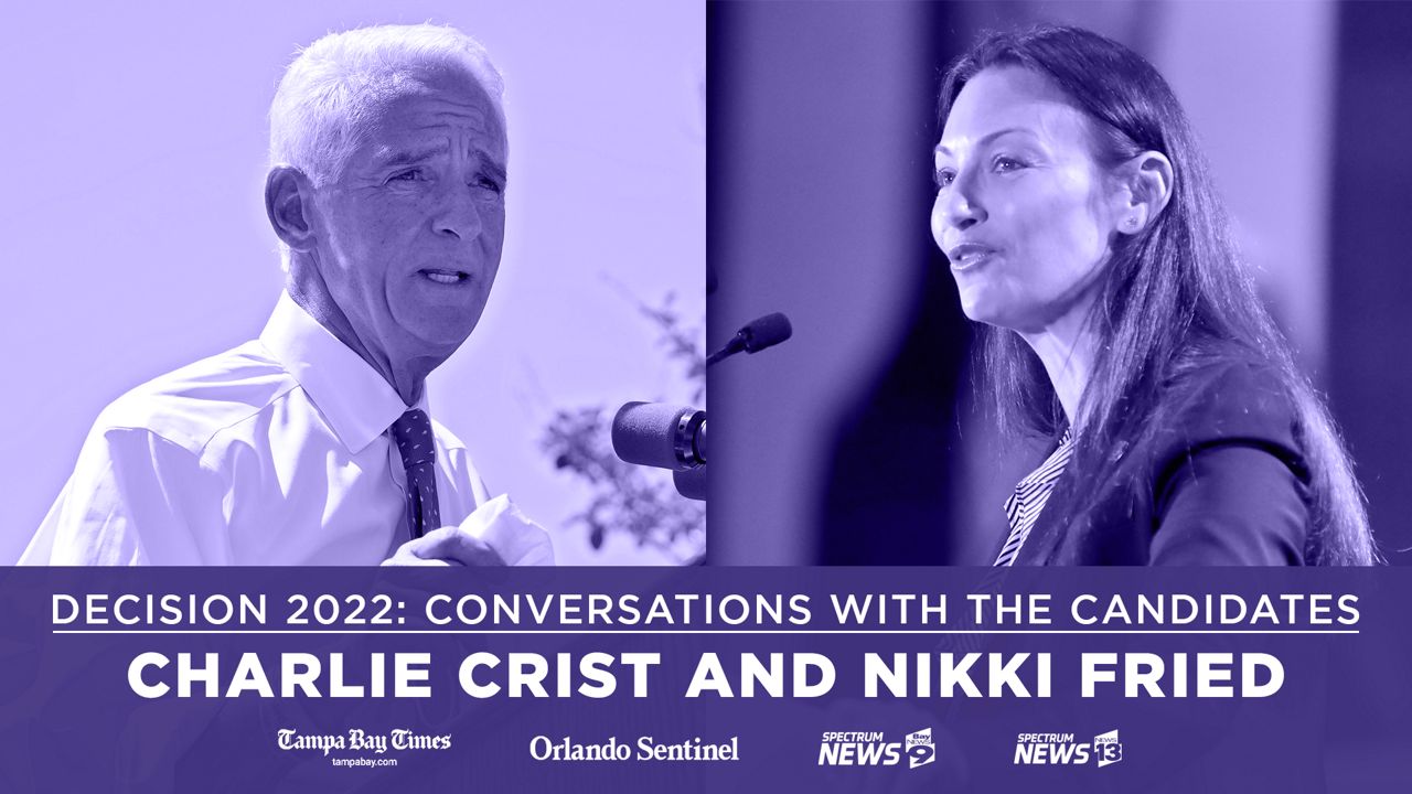 Charlie Crist And Nikki Fried Discuss Florida, DeSantis Plan